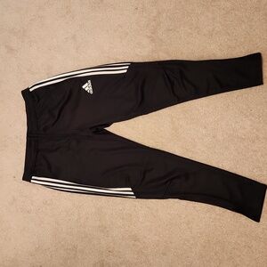 Mens Adidas 3 Stripe Tiro Pant-Large